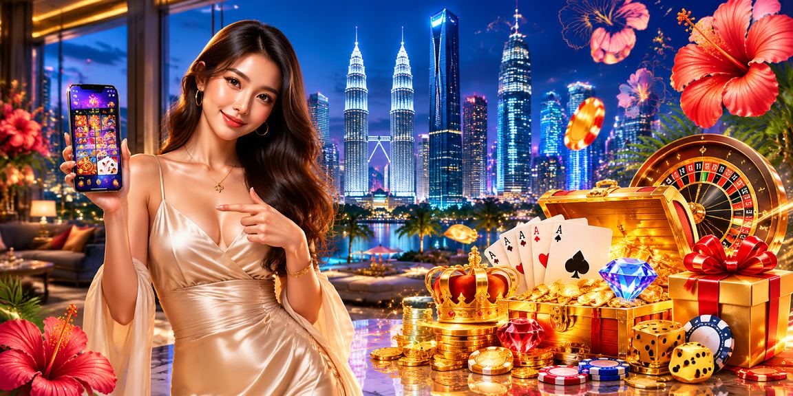 Paparan kasino mudah alih di Kuala Lumpur dengan antaramuka responsif