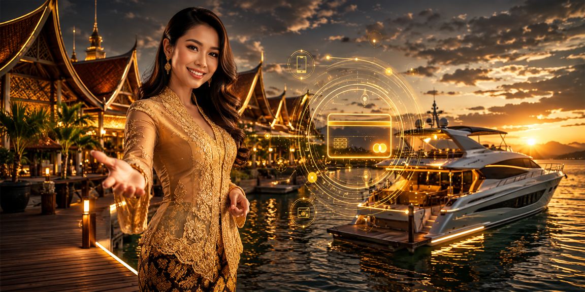 Suasana hiburan kasino Sarawak dengan pakaian kebaya tradisional