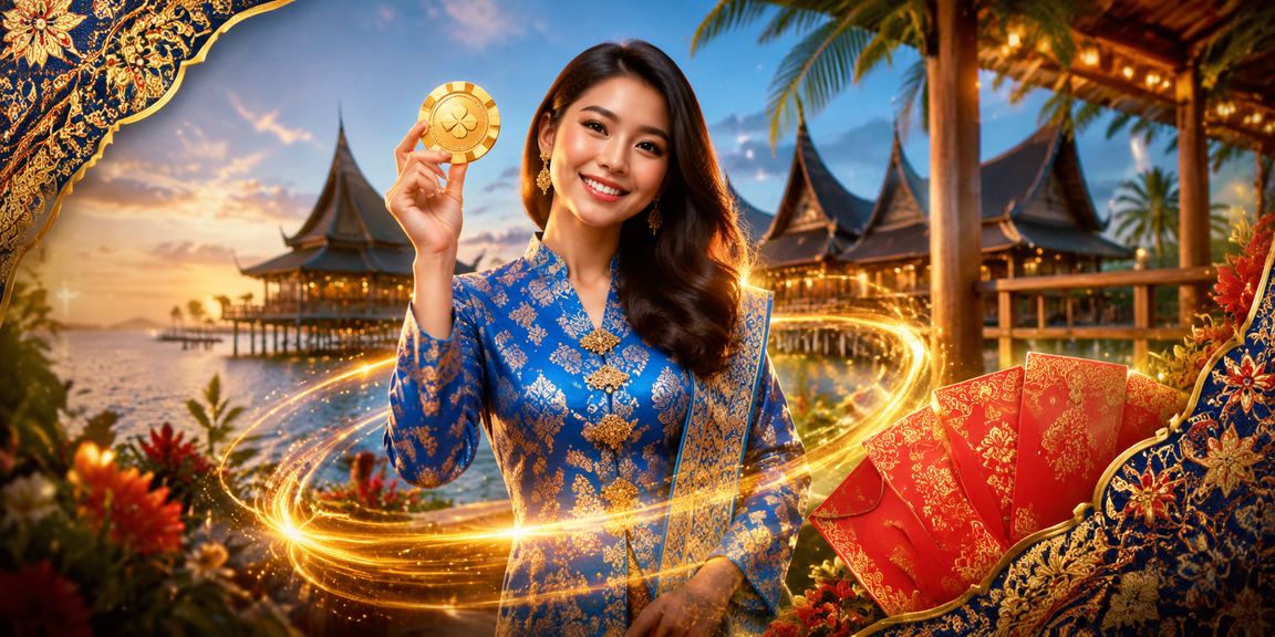 Sampul merah bonus Sarawak bergaya baju kurung